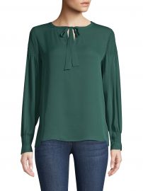 Kobi Halperin - Julee Silk Tie Neck Blouse - saks     - Saks Fifth Avenue at Saks Fifth Avenue